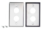 2 Port Industial Wall Plate